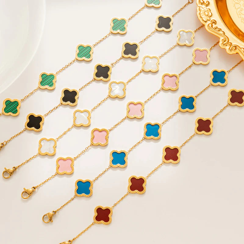 Gold Clover Bracelet