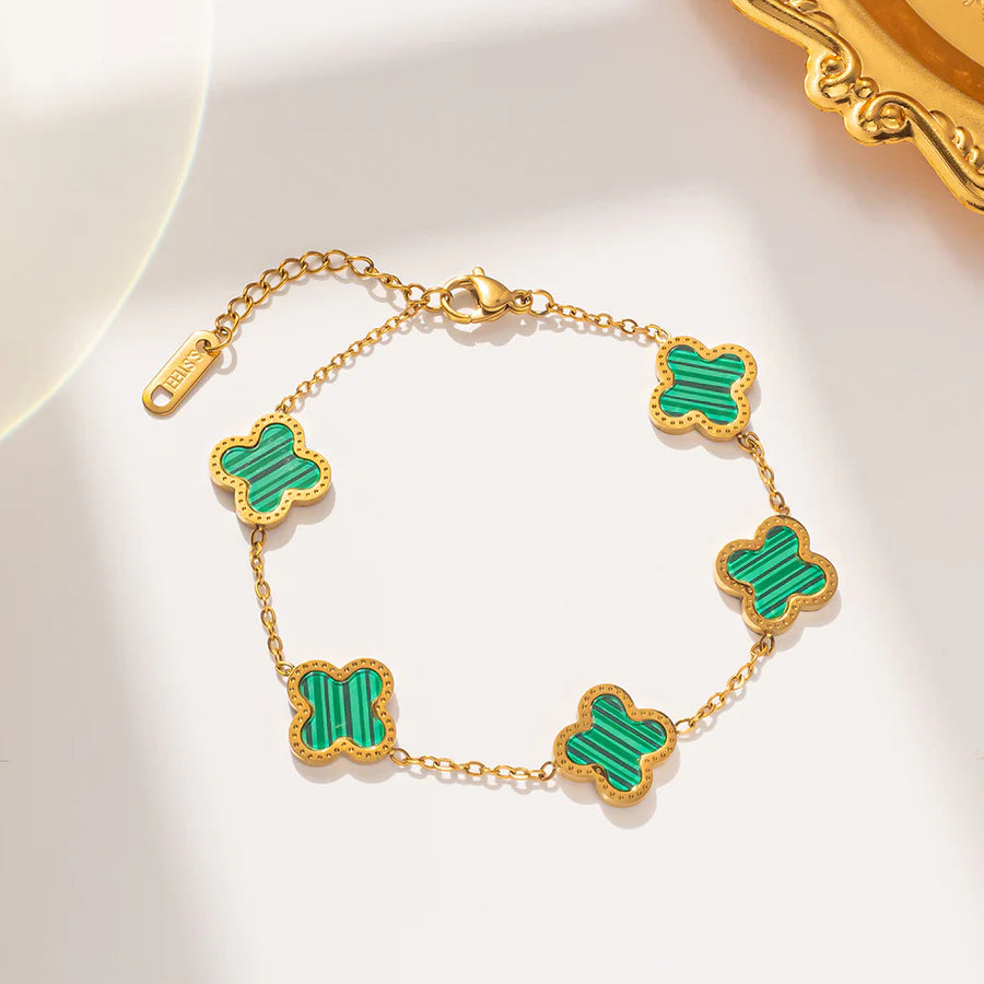 Gold Clover Bracelet