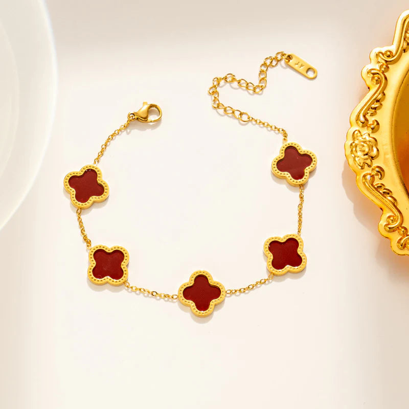 Gold Clover Bracelet