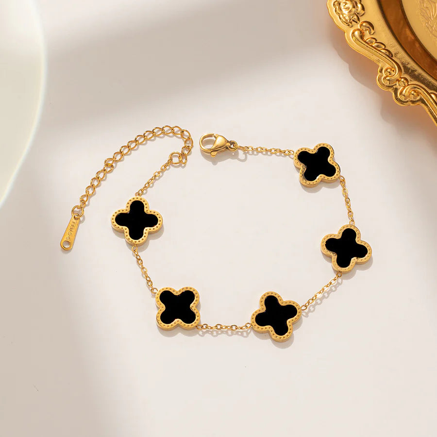 Gold Clover Bracelet